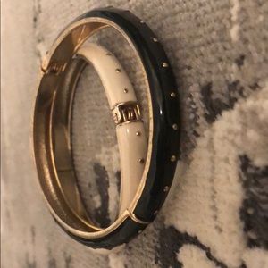 Black and white bangles